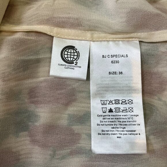 NWT GANNI Floral Print Pleated Georgette Mini Dress Size 36 Jenney - Picture 9 of 12